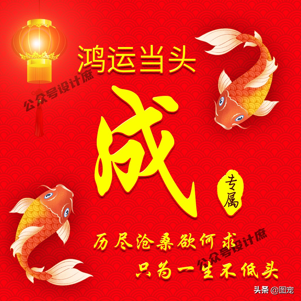 最火好看带字姓氏头像,姓氏头像大全鸿运当头