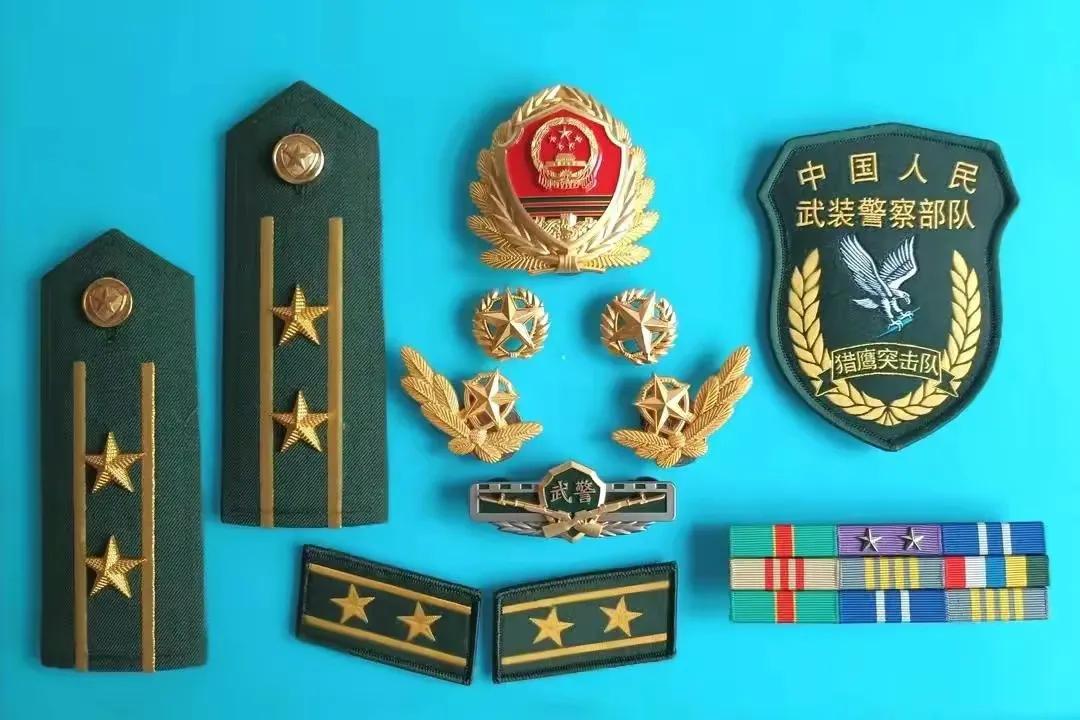 中国陆军狼牙特种部队肩章图片,07式常服肩章军衔饰品