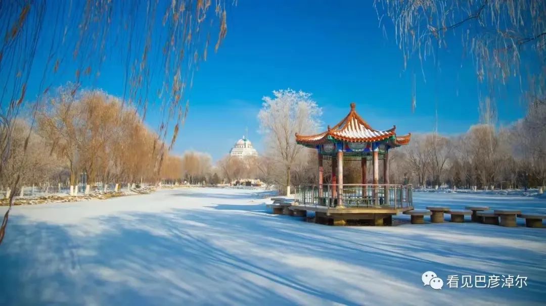 临河湿地公园冰雪世界,巴彦淖尔冰雪嘉年华乐园