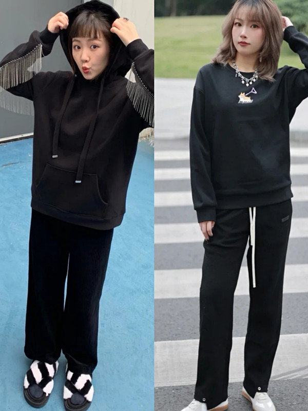 烂大街的卫衣怎么穿才好看,黑卫衣怎么穿搭最好看