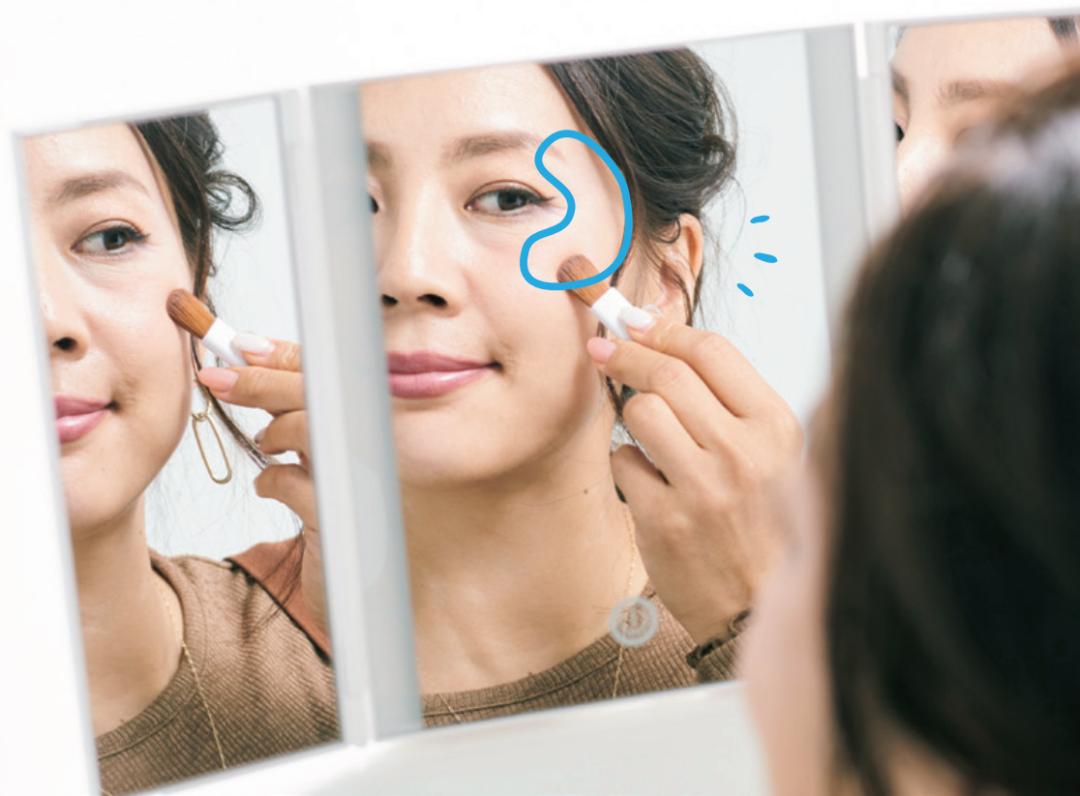 只能露出上半张脸的口罩时代，C区是修改妆容的关键