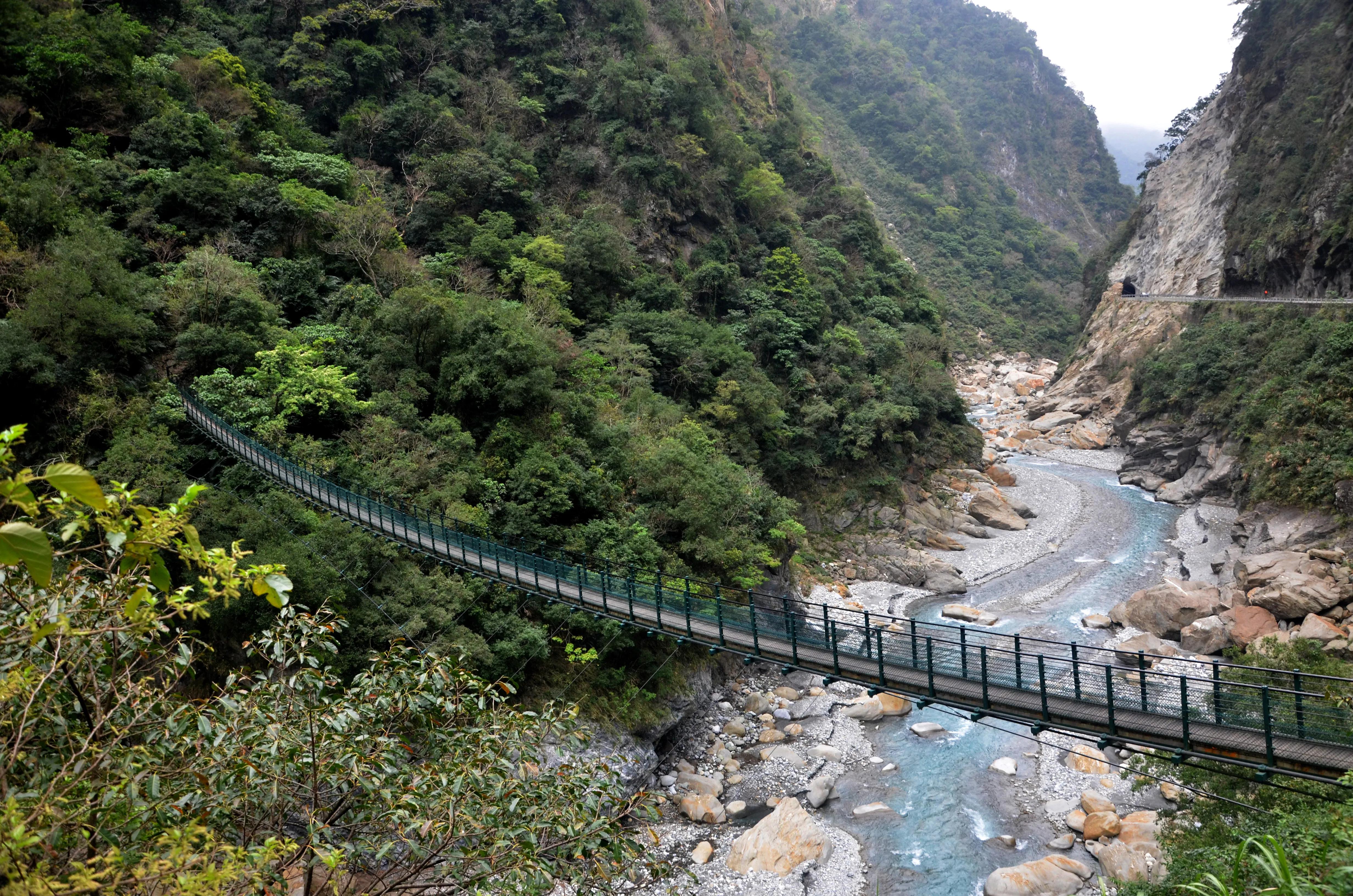 台湾太鲁阁大峡谷绝美风景,台湾太鲁阁大峡谷