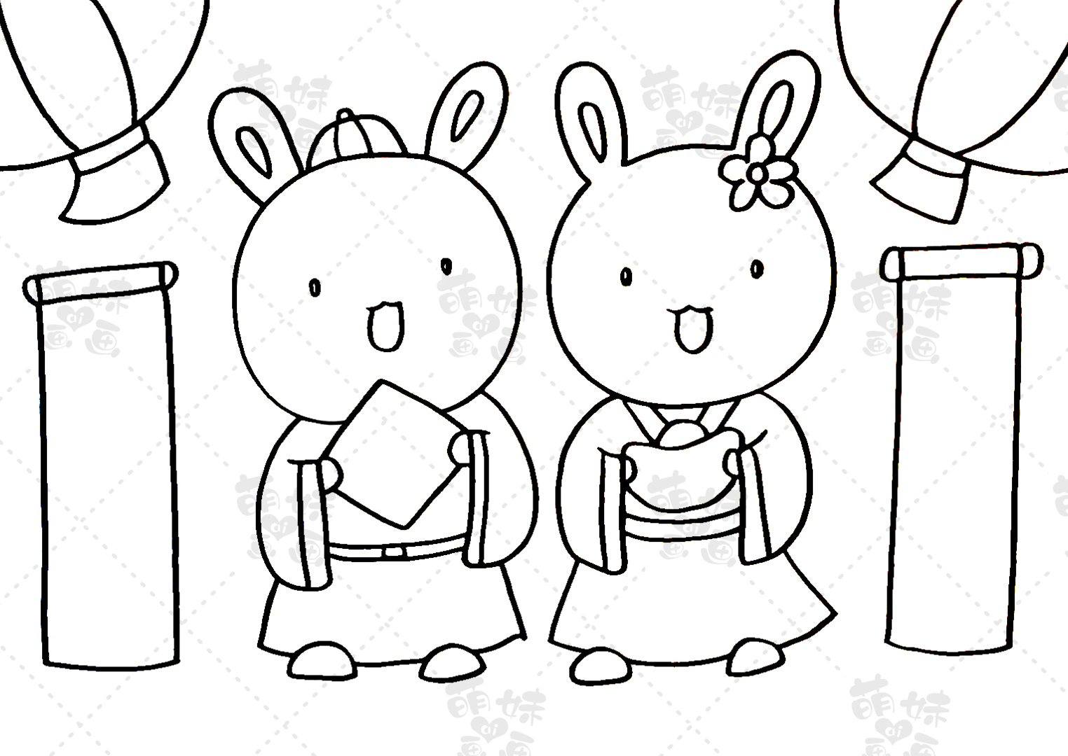 2023兔年手抄报,新年手抄报2023兔年简单好看