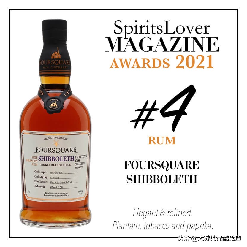 2021年度全球最佳朗姆酒TOP10，泰国、日本入选榜单