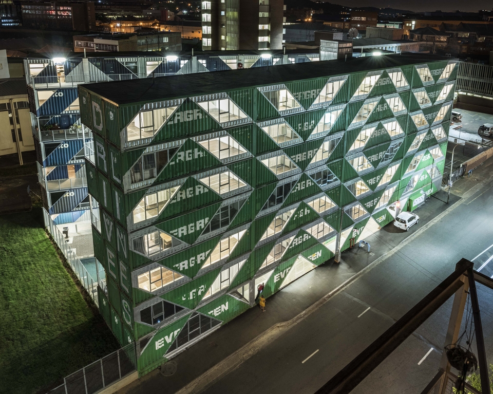 南非开普敦住宅设计,集装箱公寓建造