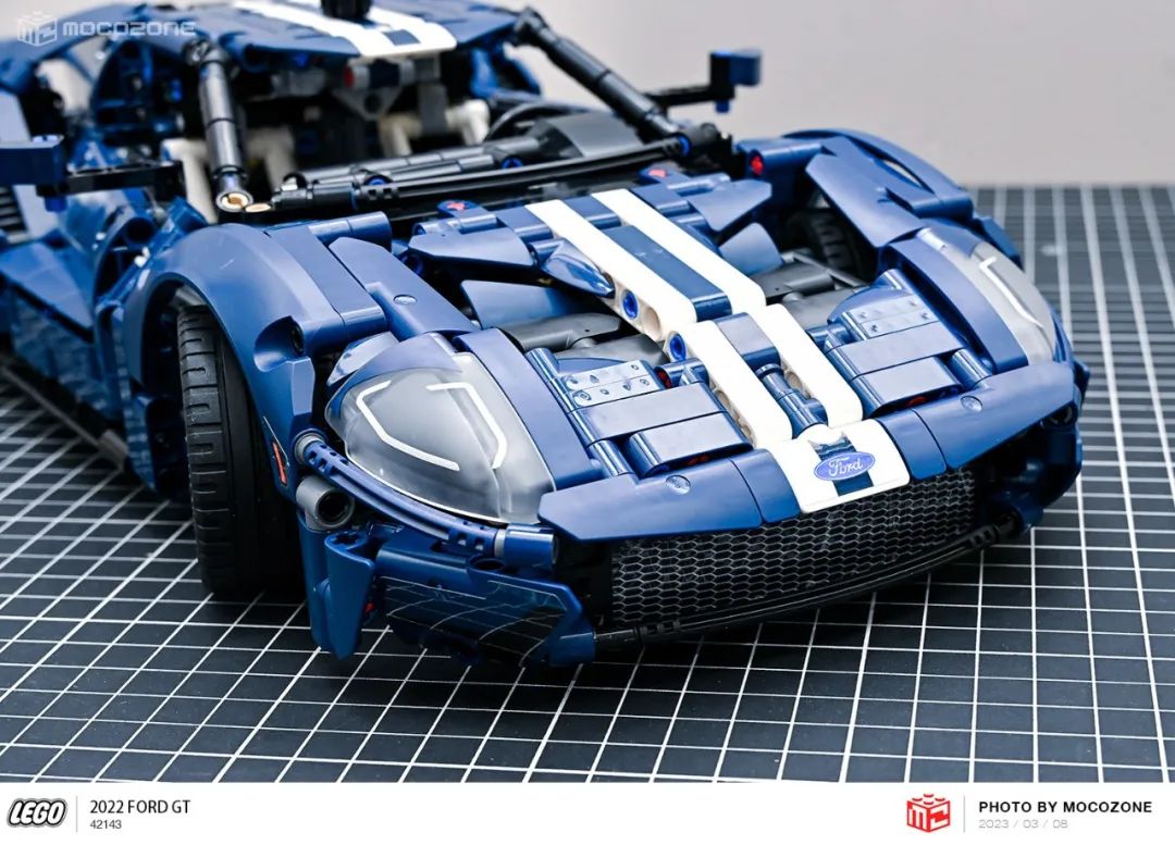 乐高积木福特gt跑车,福特gt2022