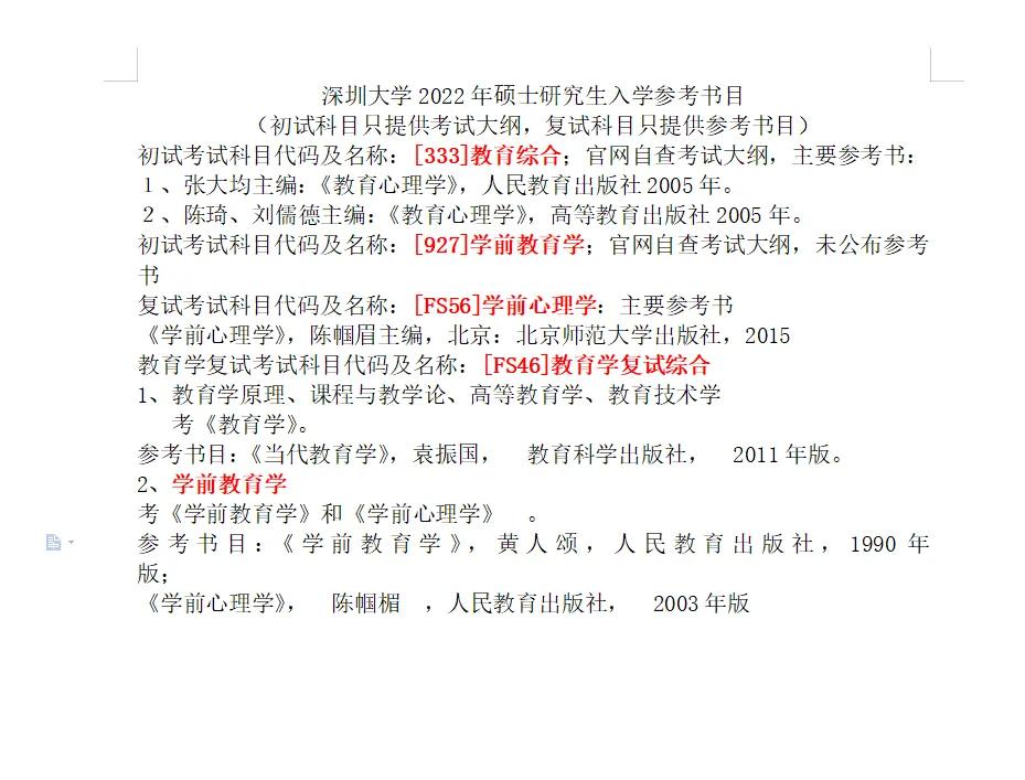 深圳大学学前教育专业硕士学费,深圳大学学前教育专业研究生几年
