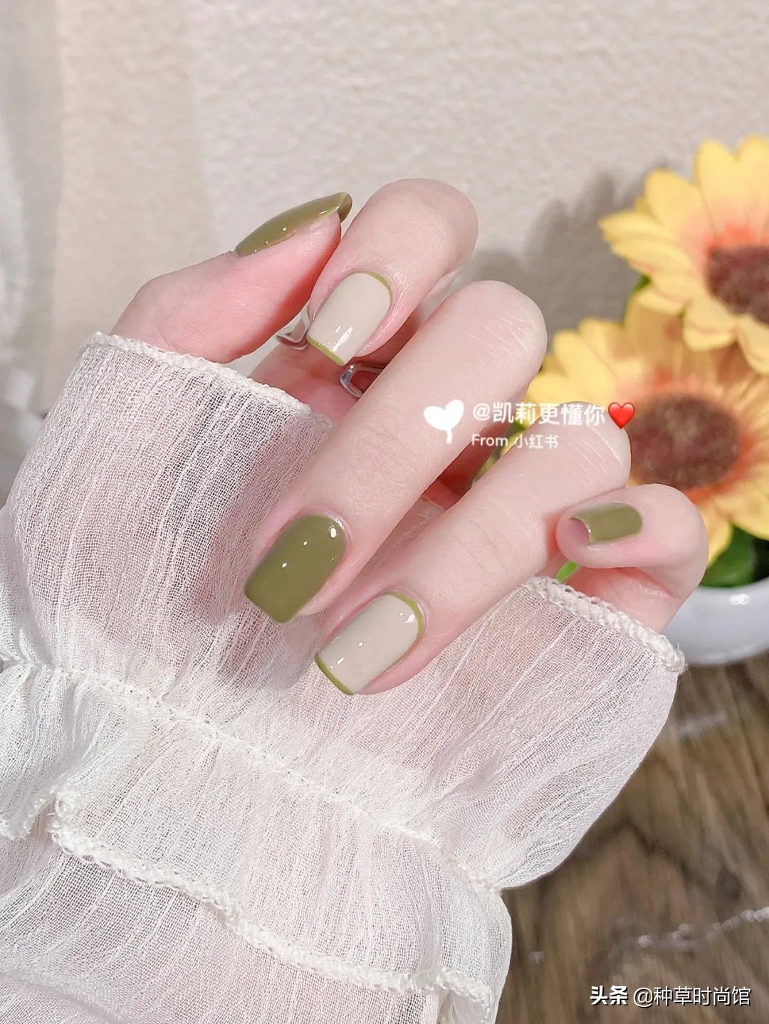 秋冬超显白高级感美甲,春日美甲图片最新款百搭