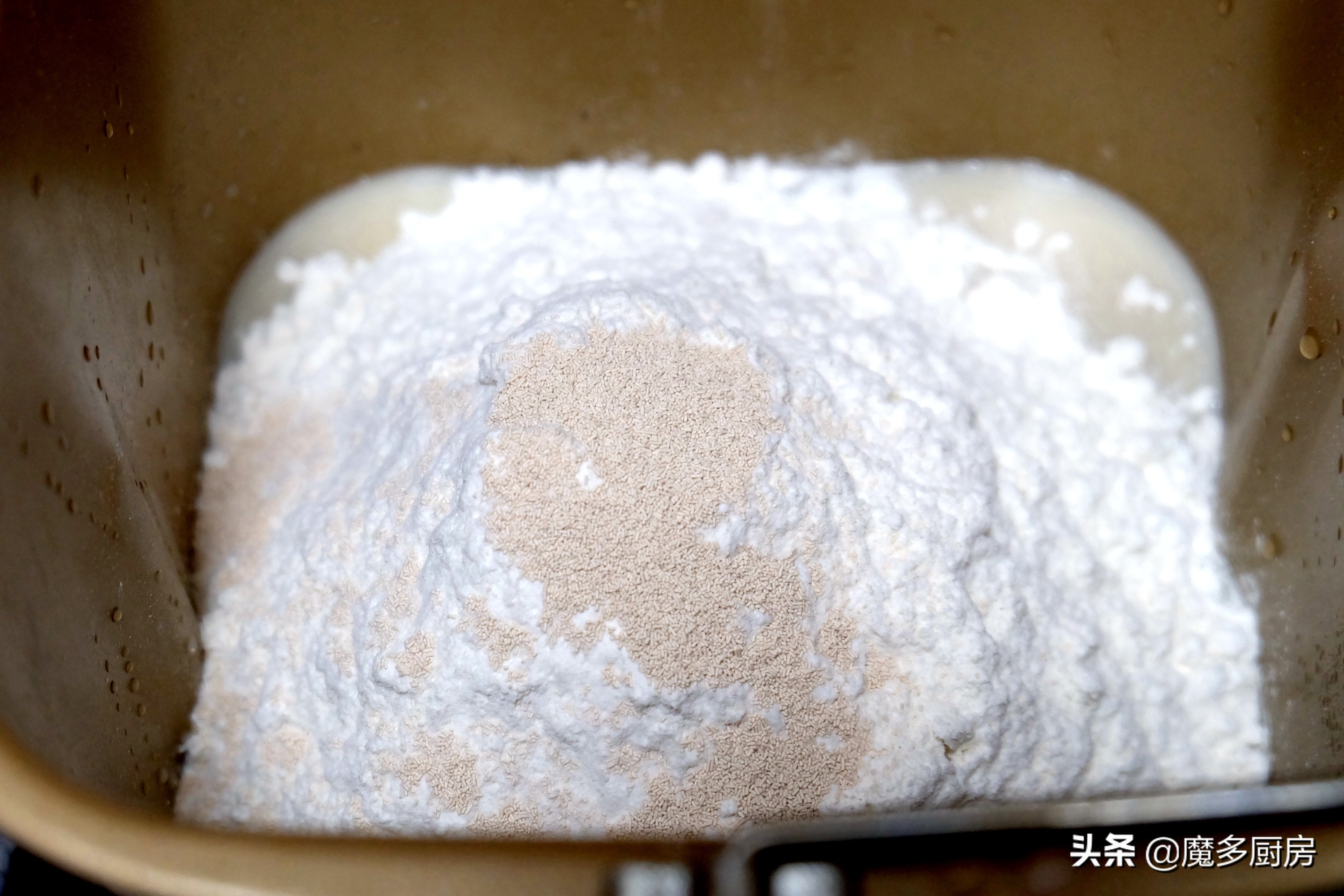 用面包做美食简单又好吃不用黄油,粗粮面包全麦无糖小面包