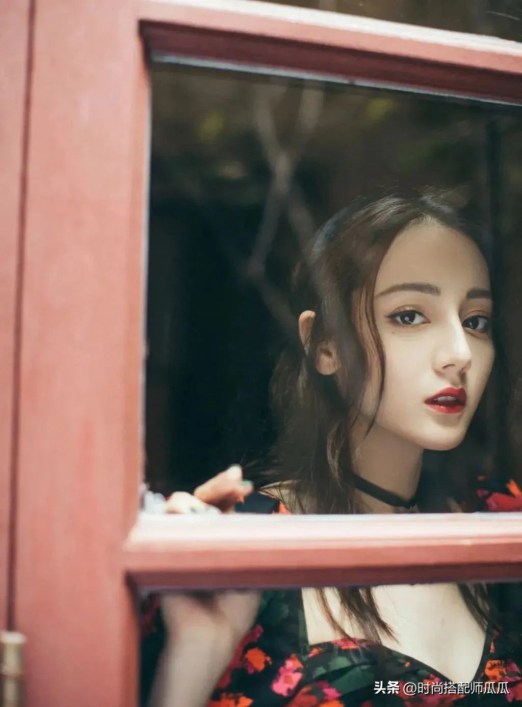 热巴齐刘海发型,热巴最新短发发型漂染