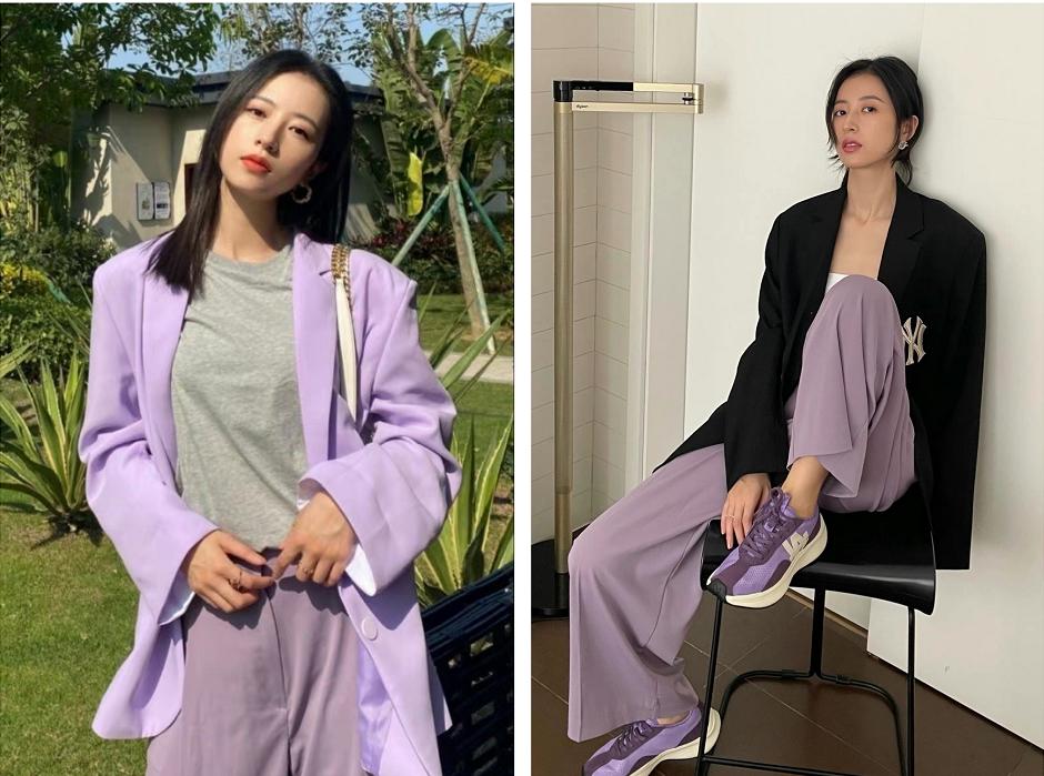 紫色穿了显老气吗,紫色怎么穿有小众感
