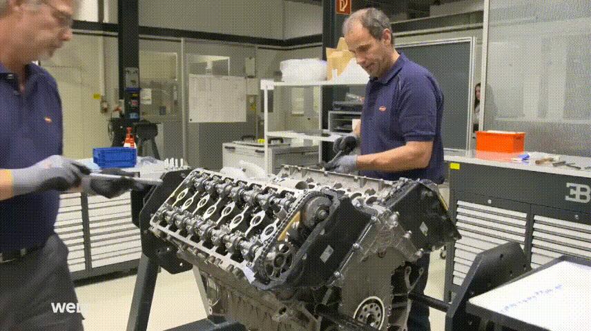 布加迪95968拼装教程,高清实拍布加迪