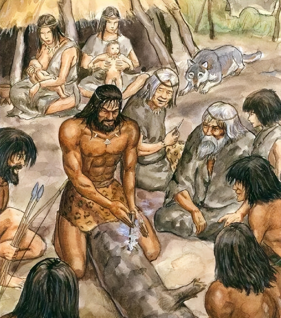 燧人氏钻木取火道理,燧人氏钻木取火起因经过结果