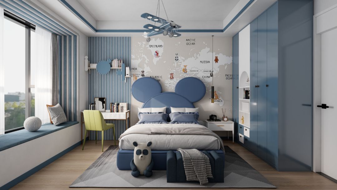 儿童房这样装有趣也实用,儿童房要这样装