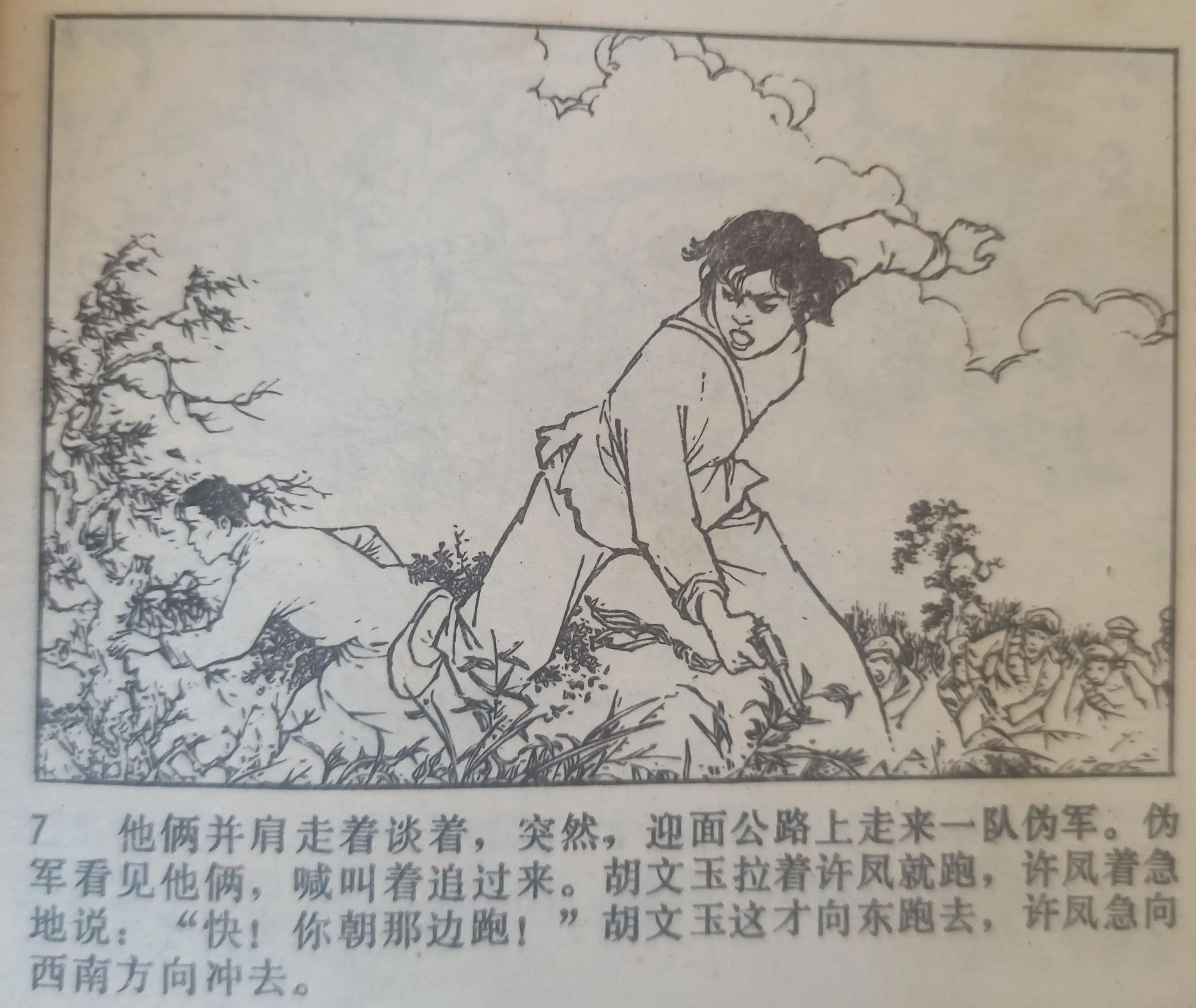 连环画战斗的青春全集,连环画青春的画面