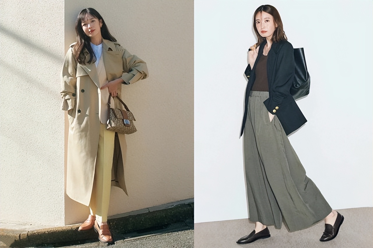 不显腿粗的乐福鞋怎么搭配,冬季怎么穿乐福鞋好看女