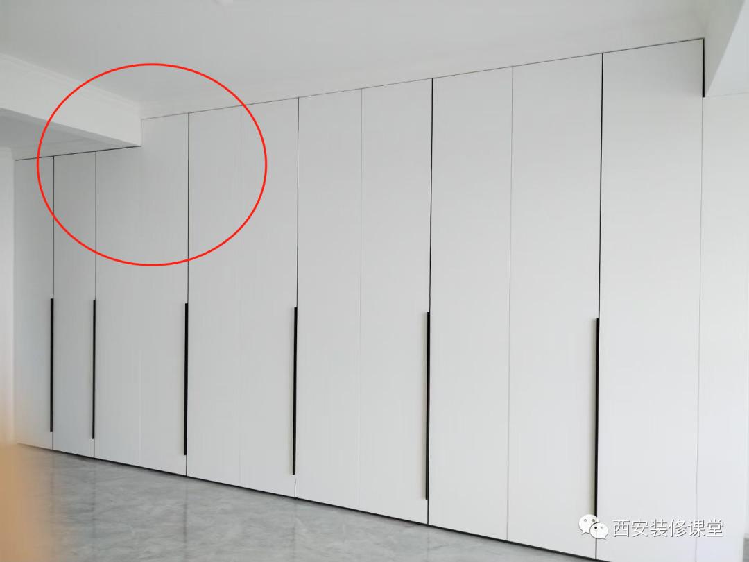 定制柜怎么做圆弧角,定制柜中间有墙怎么衔接