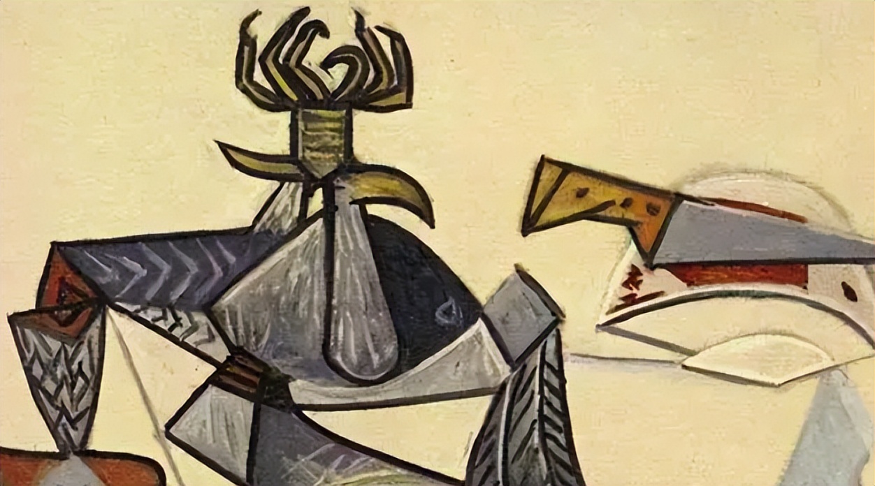 《穆斯克前的吉普赛人》，这幅画作的象征意义是什么？