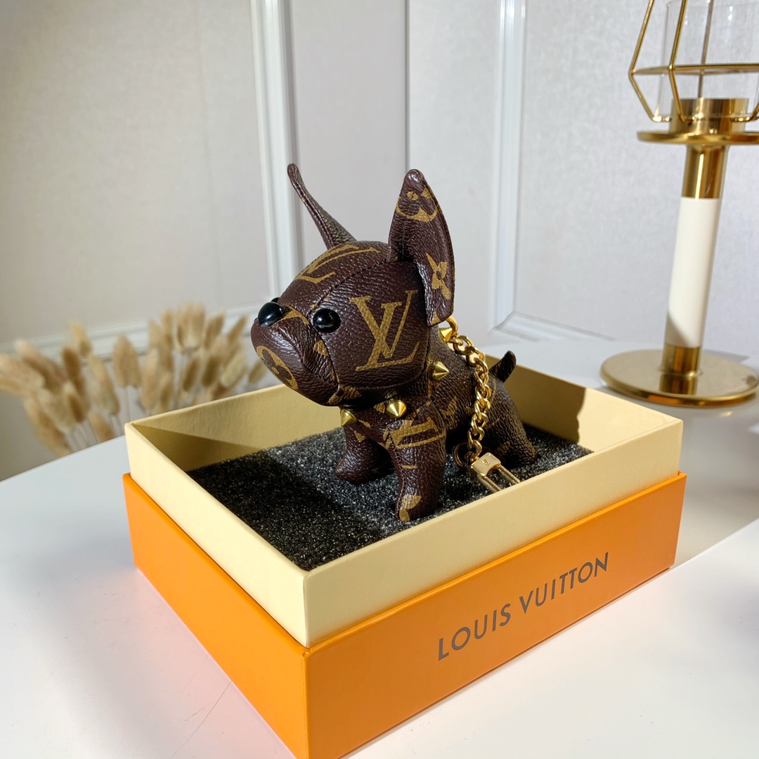 lv包包挂饰毛娃娃,七夕礼物小鹿挂件