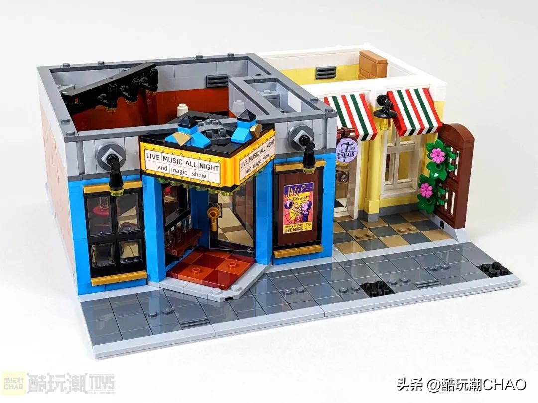 乐高2023街景开箱,乐高爵士乐俱乐部开箱