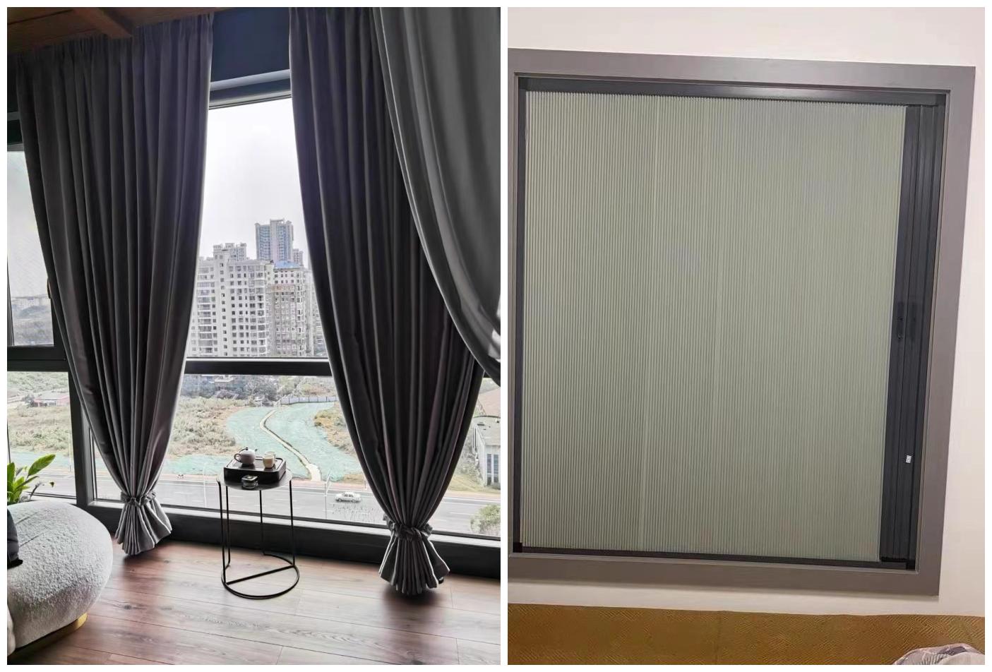家用磁吸遮光帘,推拉式磁吸遮光帘