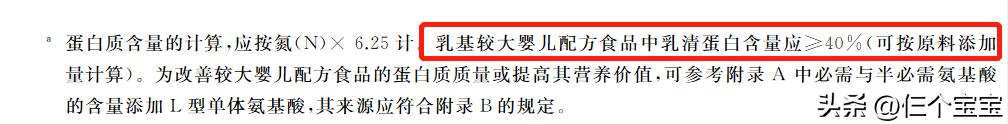 配方奶新国标和国际差别,配方奶标准和要求