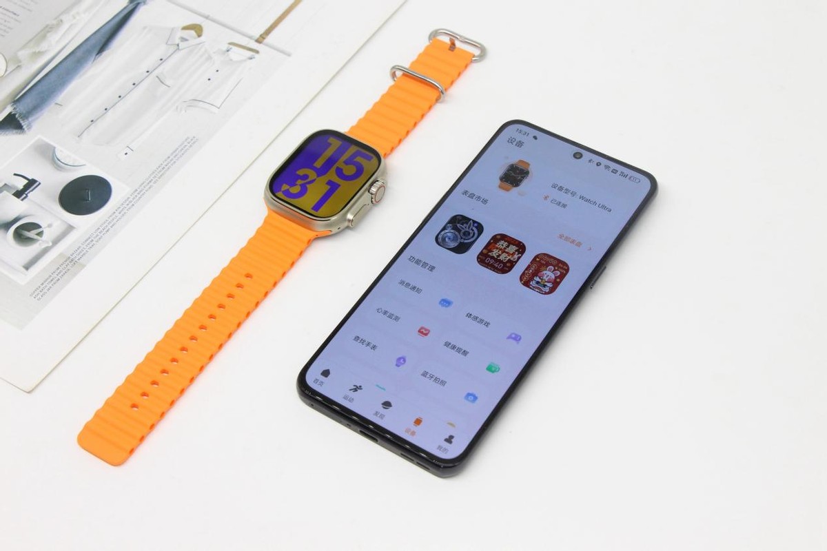 微穿戴watch9和苹果手表外观对比,微穿戴watch9ultra测评