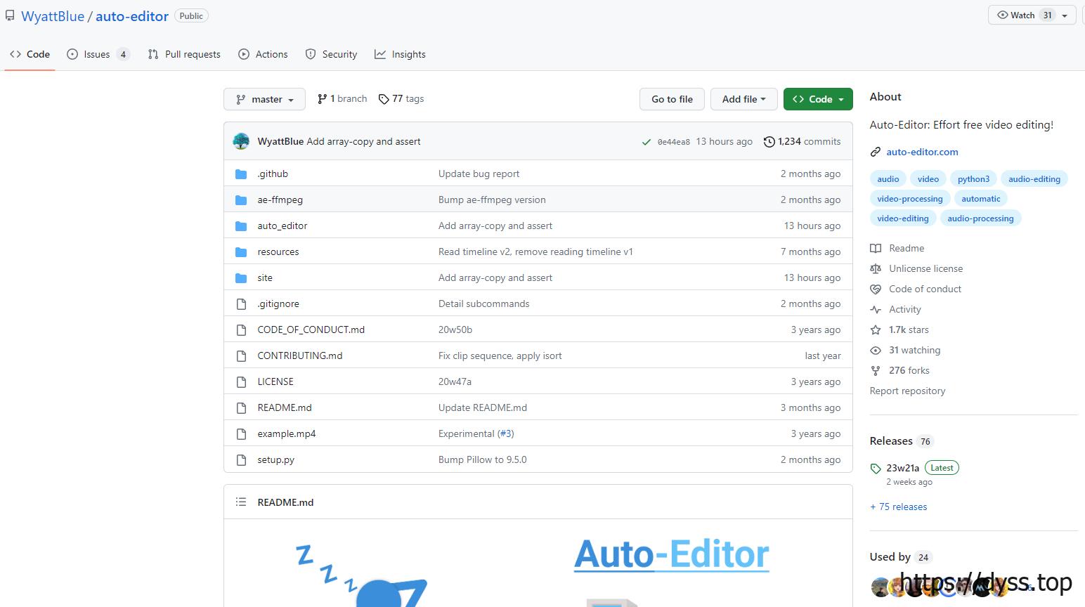 ai自动视频剪辑软件,auto-editor教程