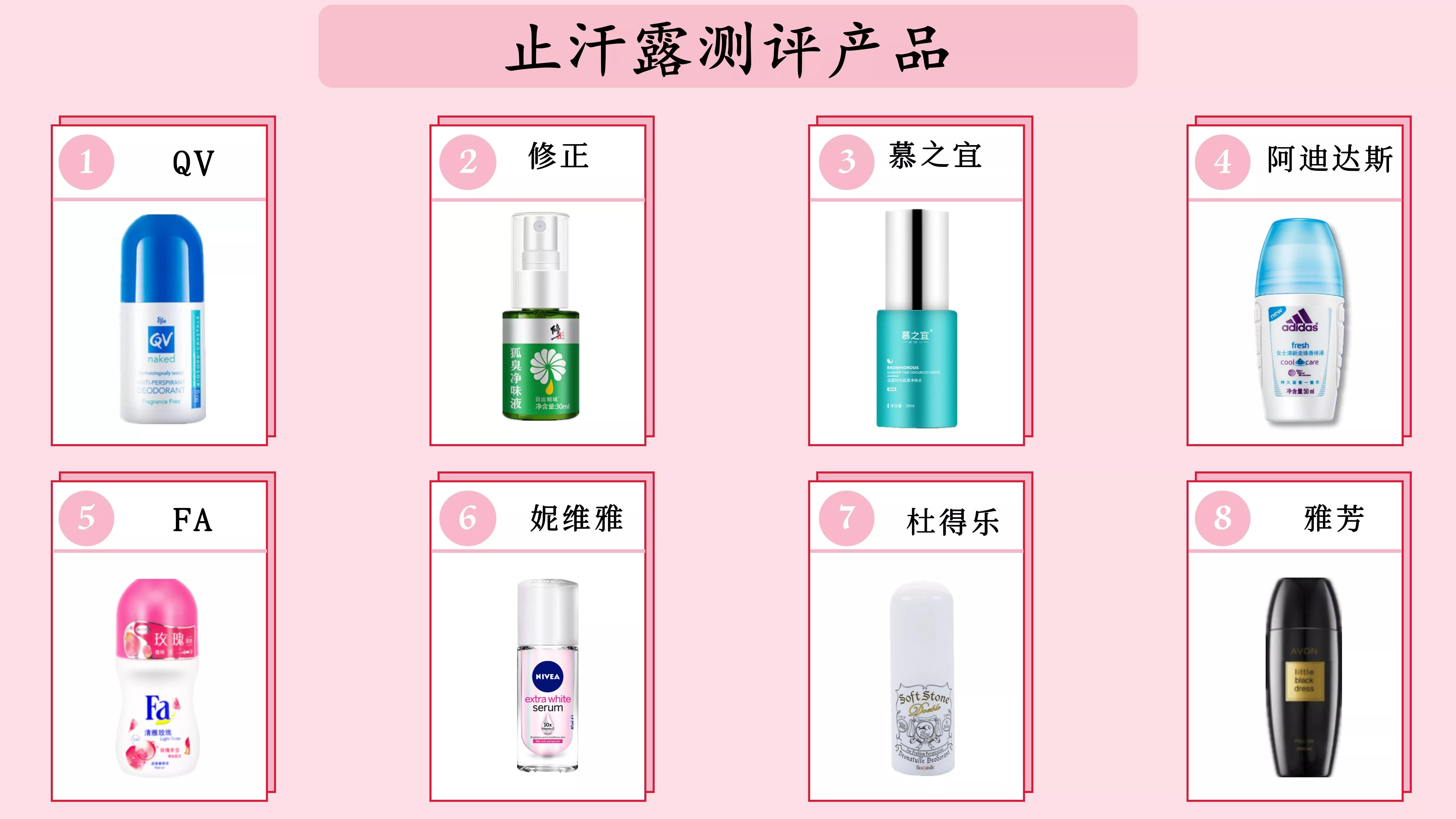 防狐臭止汗露哪个最好用,哪种止汗露祛狐臭最好测评