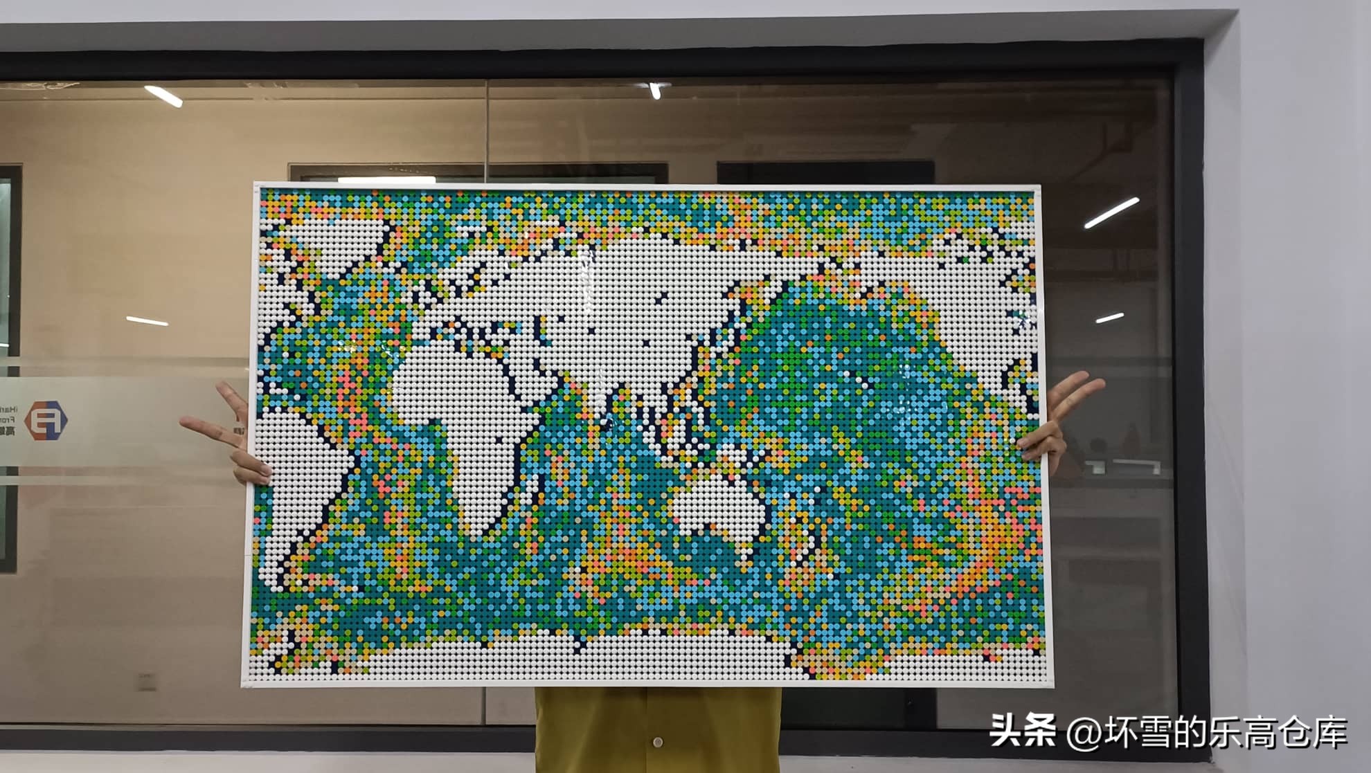 乐高是男人的十字绣吗,乐高世界地图系列