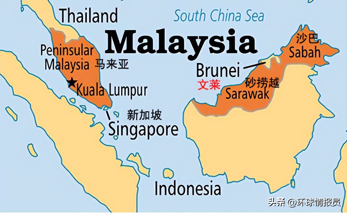 文莱为什么被马来西亚一分为二,弹丸小国文莱现状
