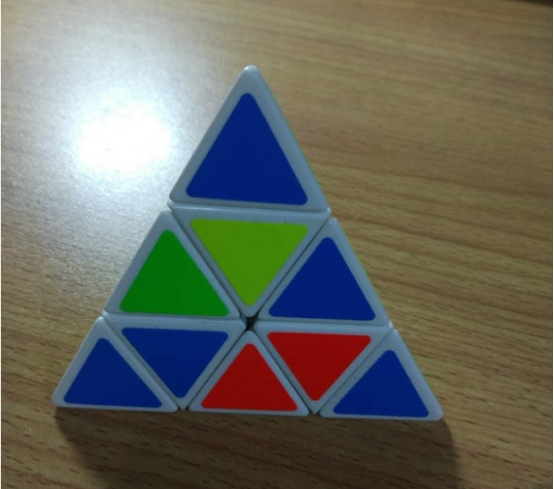 三阶魔方金字塔还原教程,二阶金字塔魔方还原口诀
