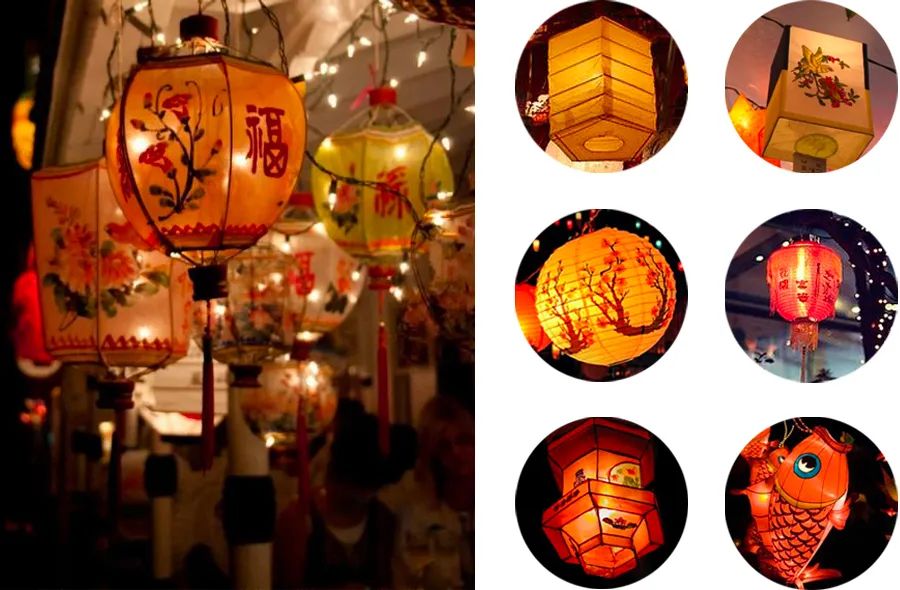 元宵节十大习俗儿童画,怎么画猜灯谜赏花灯吃元宵的场景