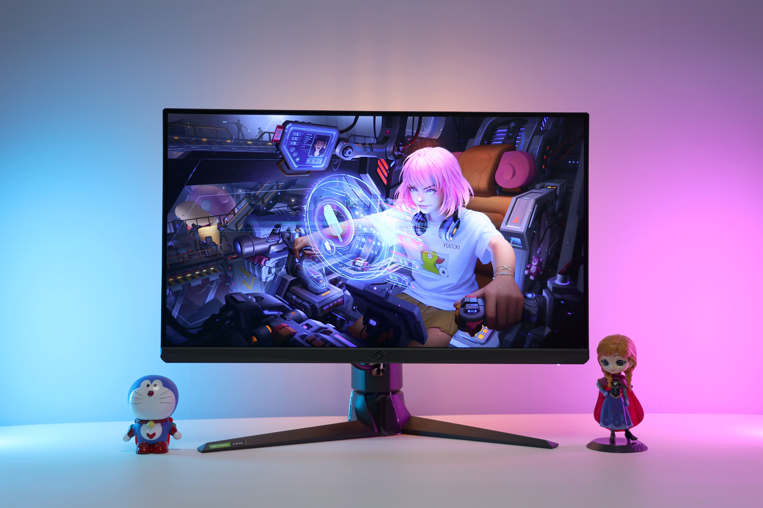 rog首款便携显示器,rogxg258q显示器评测