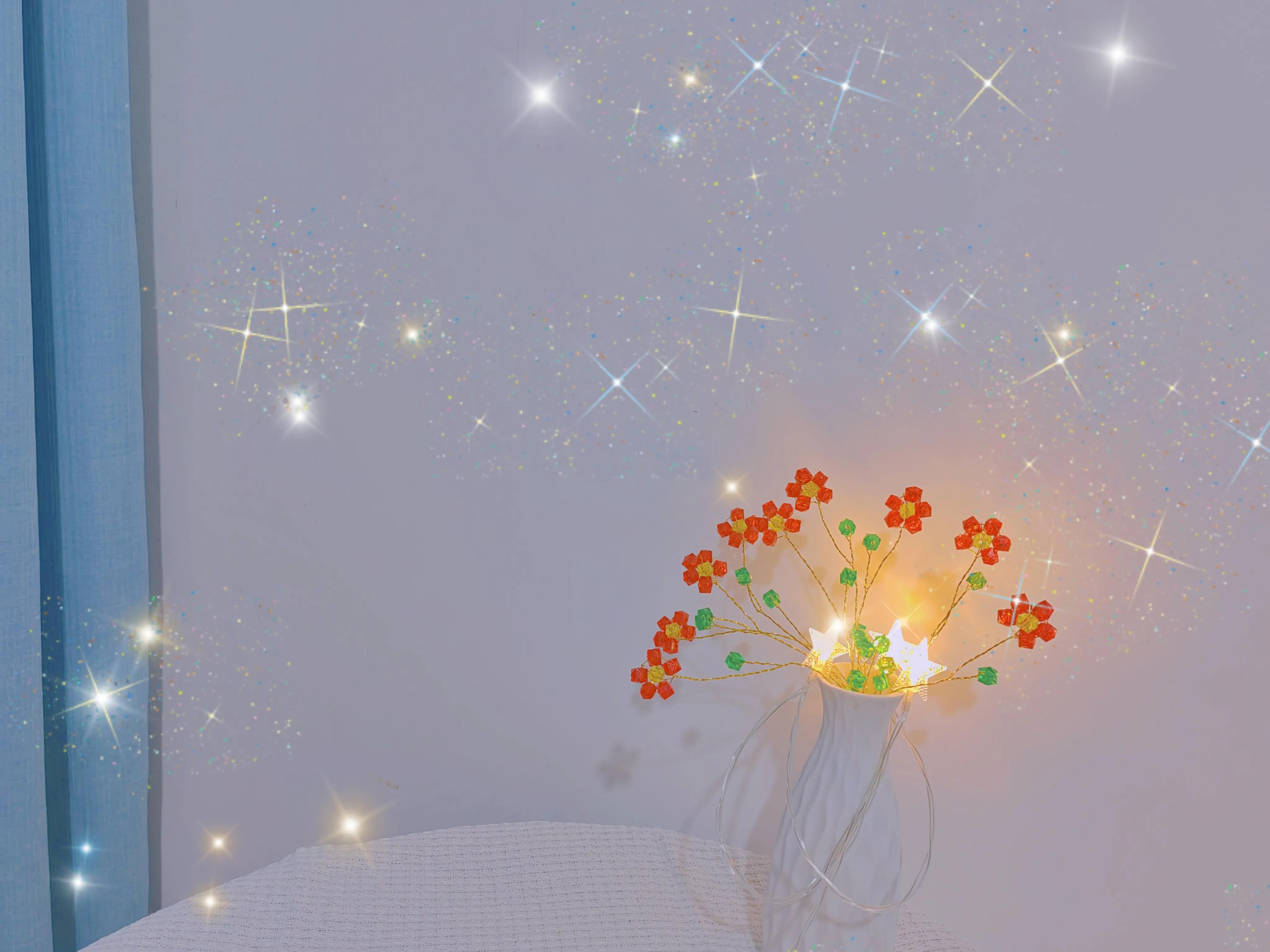 串珠手工花编织教程,手工串珠教程最简单的花