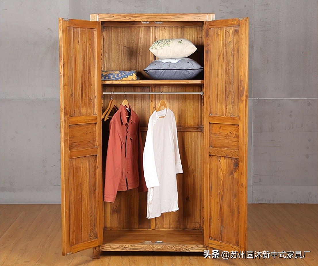 三室两厅简约风实木家具推荐,原木色简约新中式家具实景