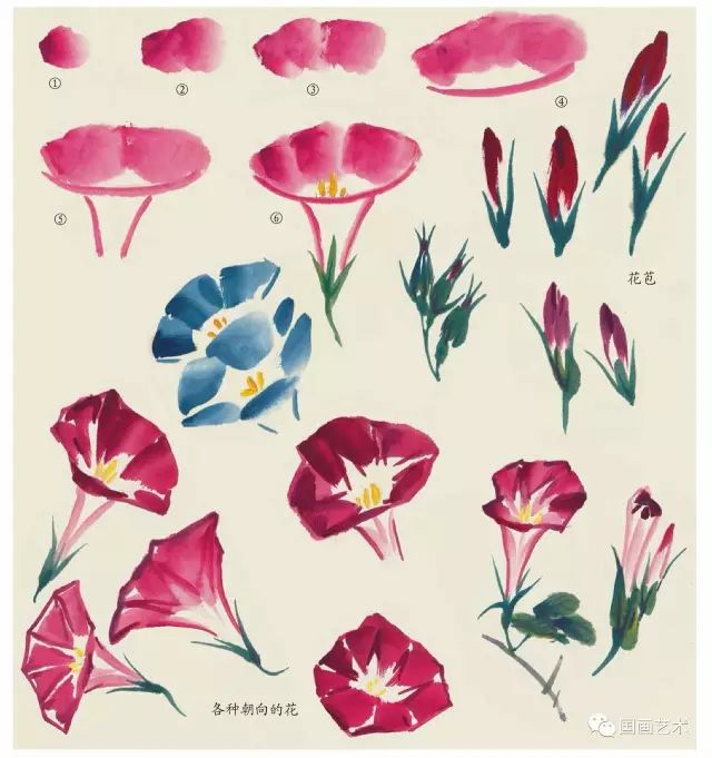 写意丁香花画法,写意鸡冠花的画法教程