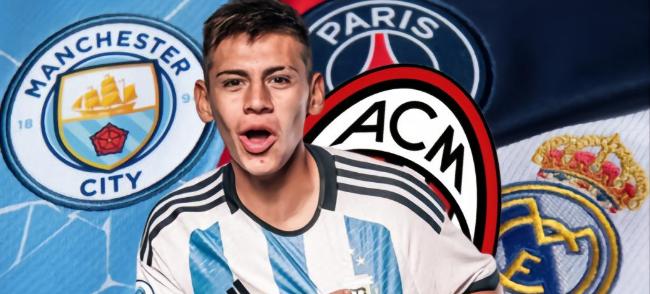 瓜帅看上17岁阿根廷锋线神童，梅西接班人，3大欧洲豪门也来抢人