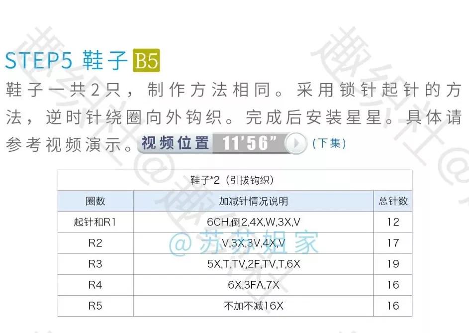 钩织小王子的图案图解,钩织手提花灯完整教程