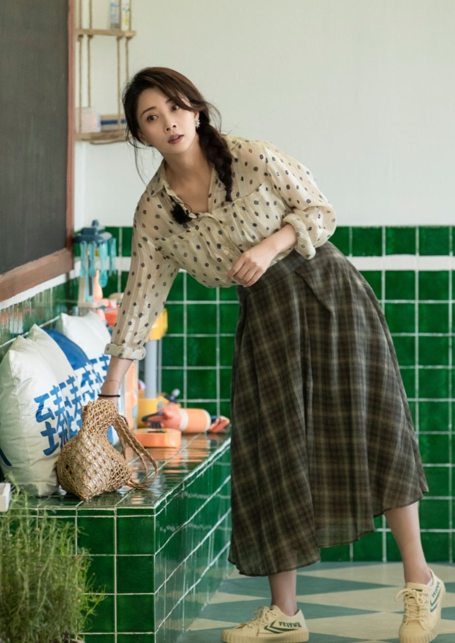 厚头发烫什么发型殷桃,殷桃中餐厅同款发型