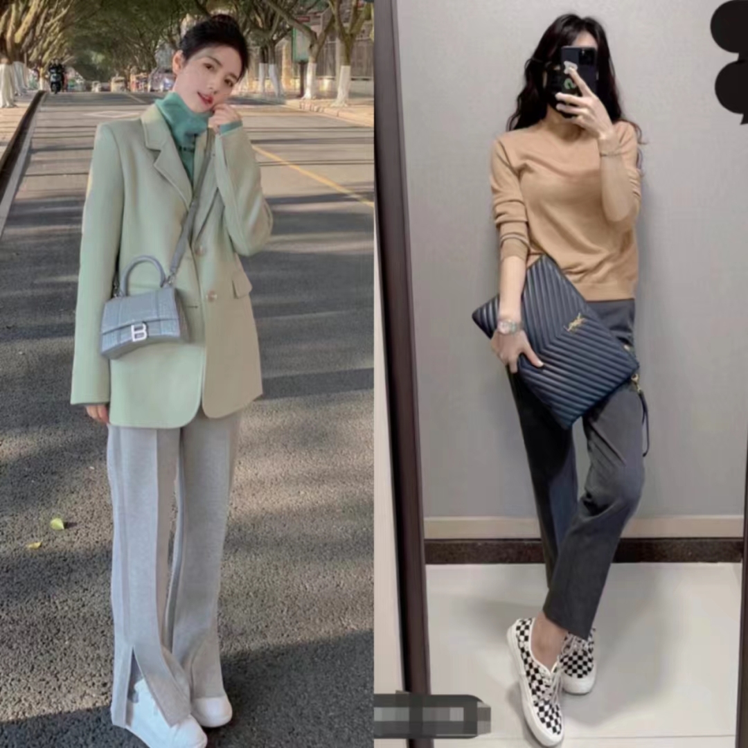 灰色裤子怎么搭配外套冬,灰裤子穿什么衣服才最好看