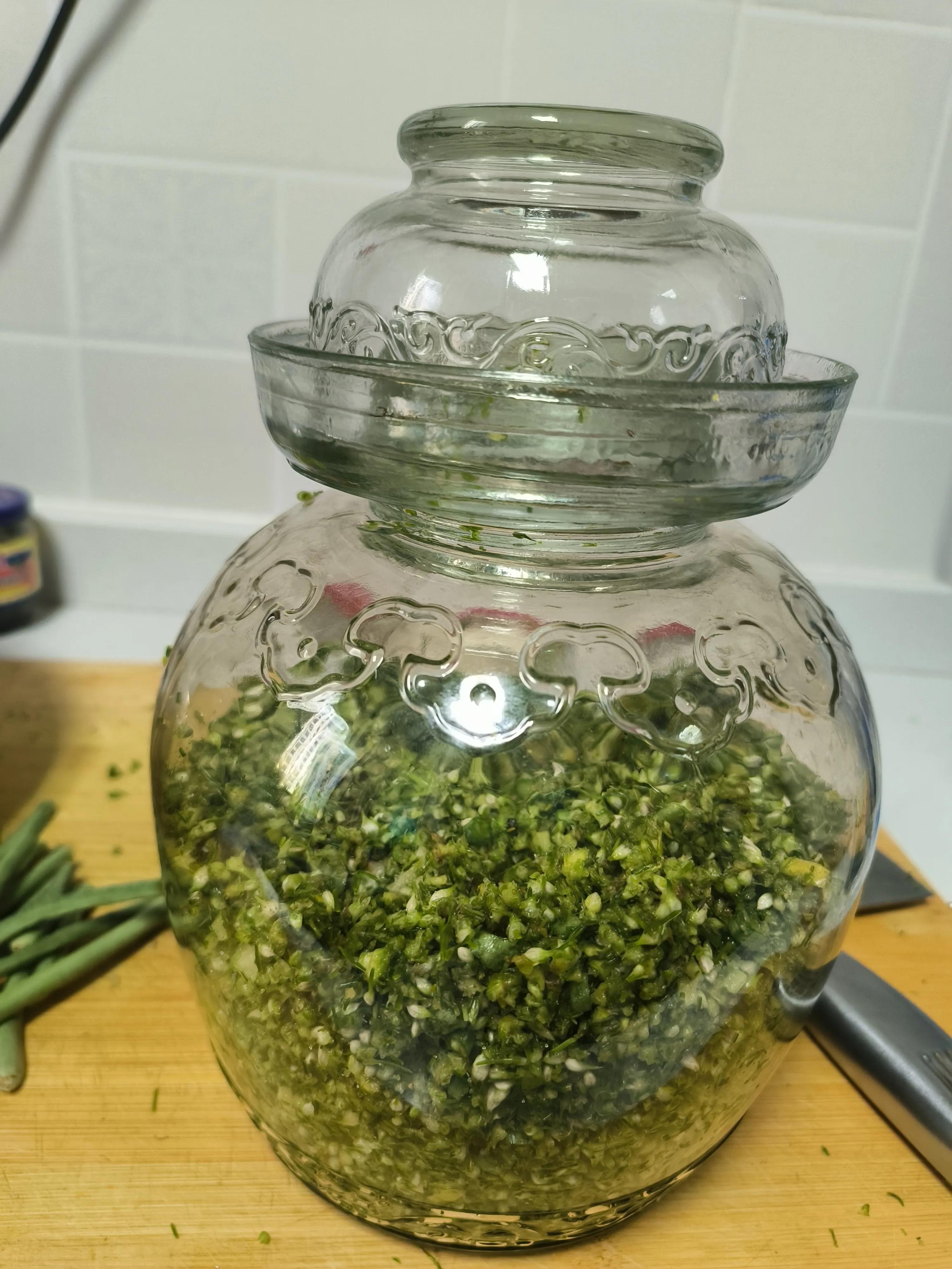 韭菜花酱处女秀，妈呀，差点累瘫