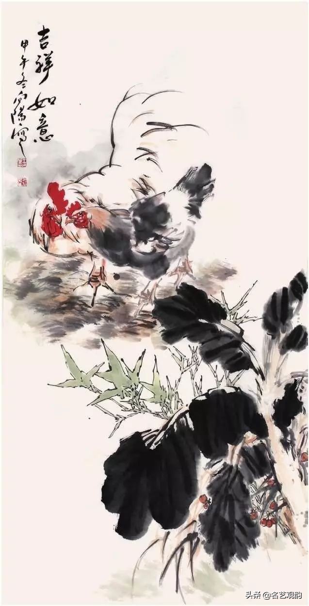 十二生肖鸡画法步骤,鸡的画法简笔画步骤