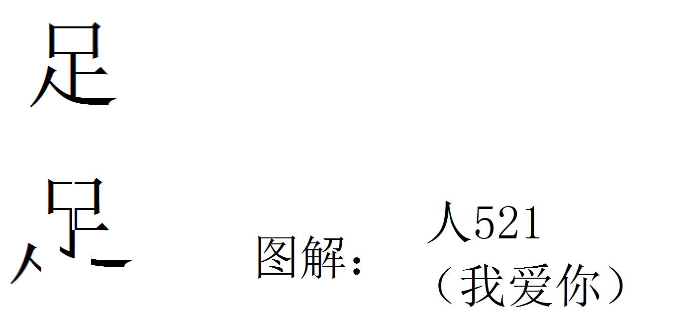 巧解汉字，关爱中国足球，知足常乐。