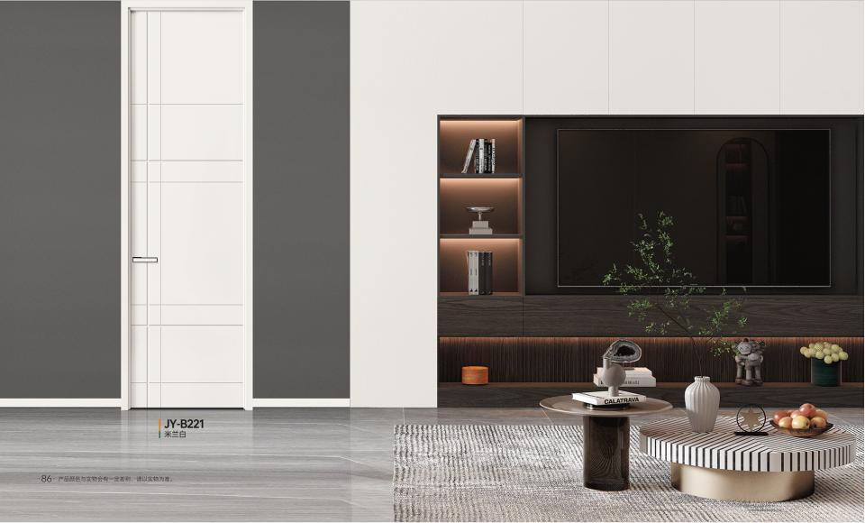 精品木门极简轻奢,精艺木门款式