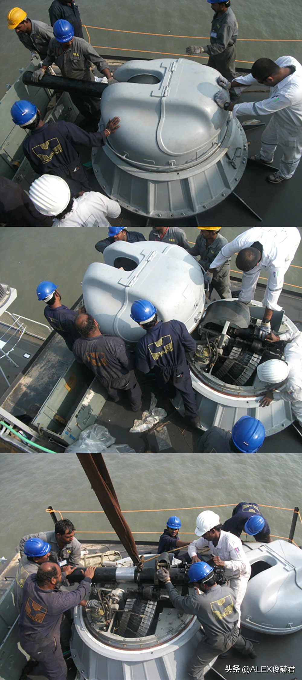 ak176毫米舰炮视频,中国军用ak630舰炮