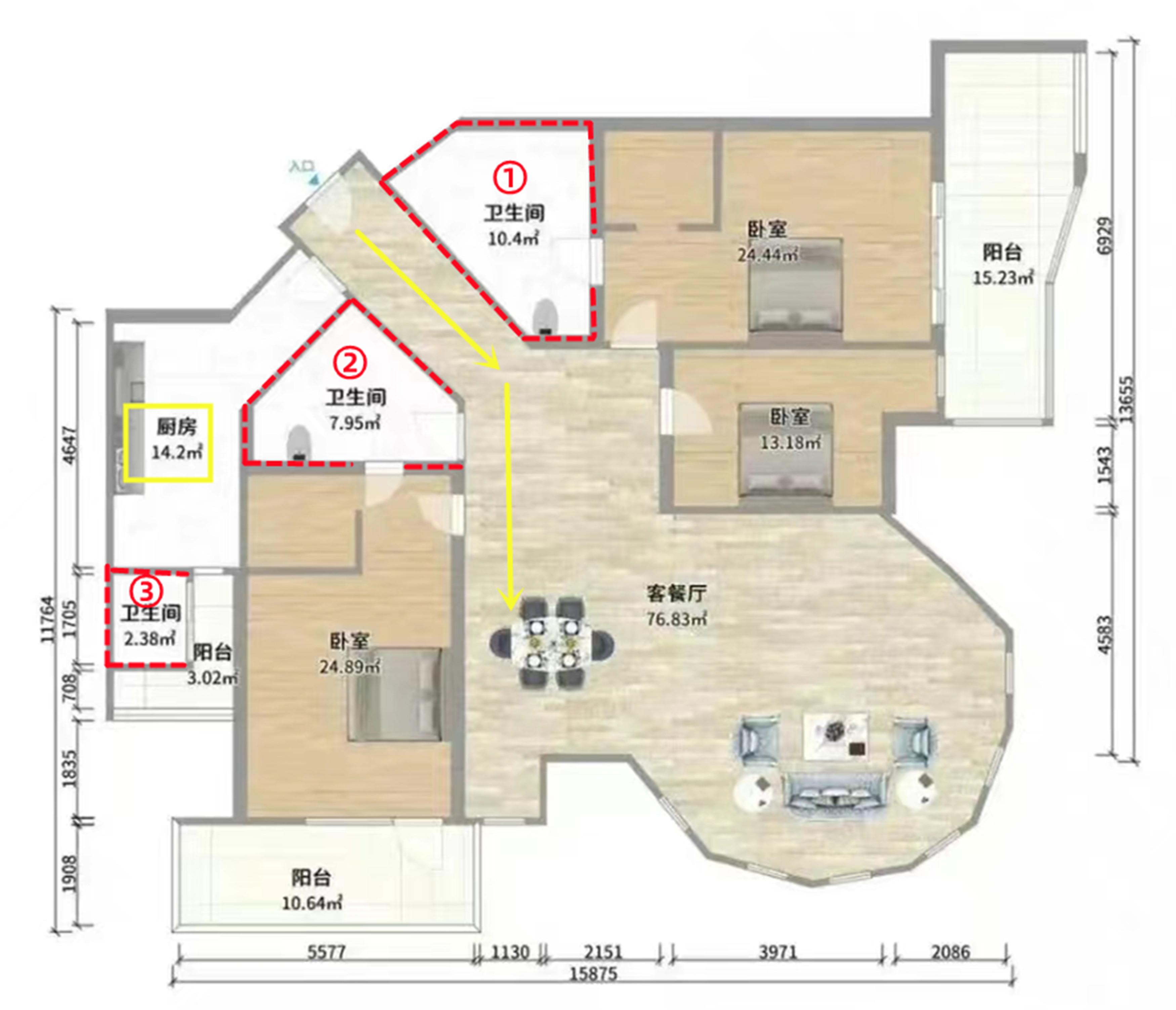 为什么开发商不把户型都做成好的,开发商户型为什么设计不出很好的