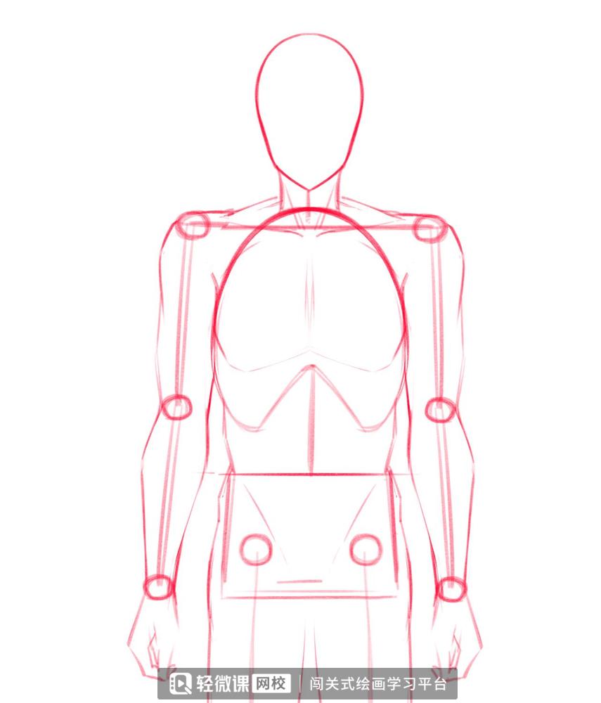 漫画人体结构怎么画好看,动漫人体怎么画简单零基础