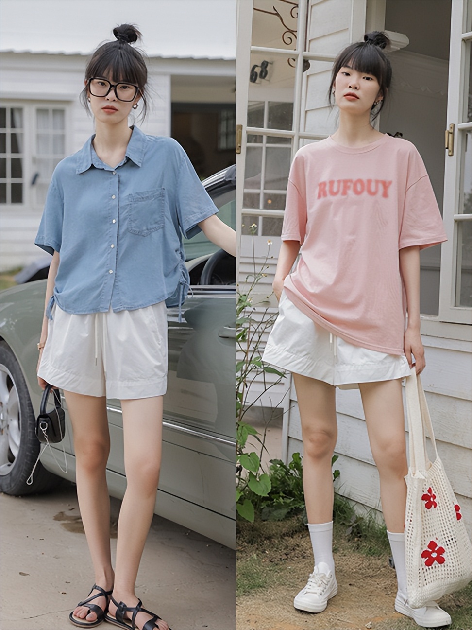 这样穿显瘦又凉快夏季必备短裤,夏天就要穿这条短裤显瘦又有气质