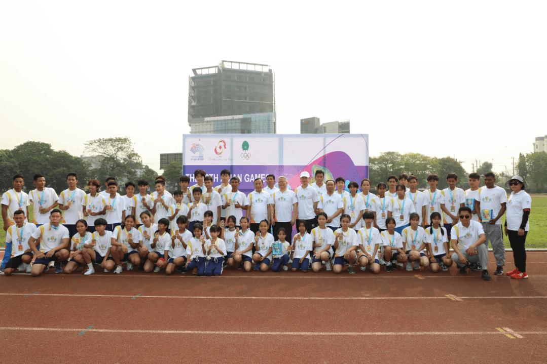 明格拉巴——“迎杭州亚运会趣味跑”缅甸站欢乐开跑